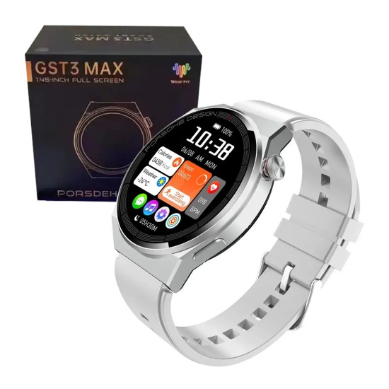 Smartwatch Wear Fit Pro GST3 Max Amoled 1.45" (Call Version) NFC Silver